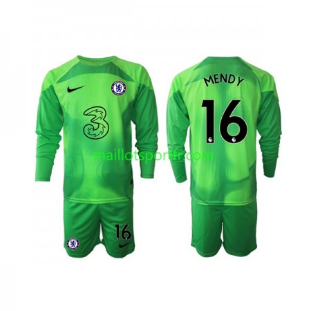 Maillot de Foot Chelsea Edouard Mendy 16 Gardien Enfant Troisieme 2022/23 ML